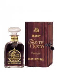 Brandy Gran Reserva MONTE CRISTO 40%, 0,7 L v dřevěné krabičce