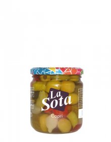 Capri - olivovo-zeleninový koktejl v slano-kyselém nálevu 340 g