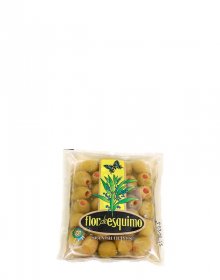 FLOR de ESQUIMO - olivy zelené plněné paprikou 180 g