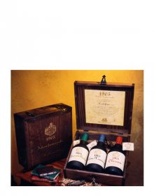 Kolekce vín 1905 3x0,75 L v dřevěné krabici