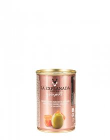 LA EXPLANADA - Zelené olivy plněné lososovou pastou 280g