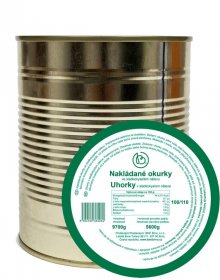 Okurky celé (100/110)  9700g