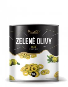 Zelené olivy krájené 3 kg