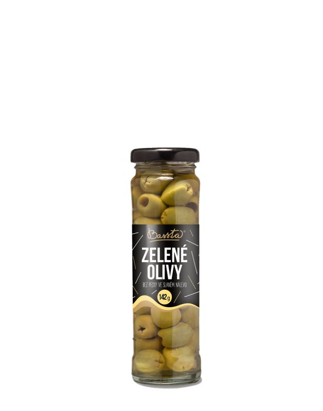 Zelené olivy bez pecky 142 g